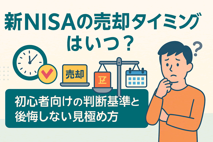 新NISAの売却タイミングはいつ?初心者向けの判断基準と後悔しない見極め方【完全ガイド】