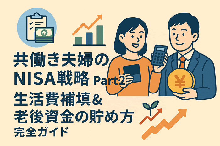 共働き夫婦のNISA戦略 Part2|生活費補填&老後資金の貯め方完全ガイド