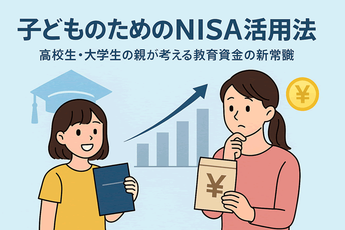 子どものためのNISA活用法|高校生・大学生の親が考える教育資金の新常識