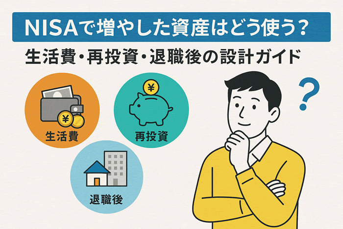 NISAで増やした資産はどう使う?生活費・再投資・退職後の設計ガイド