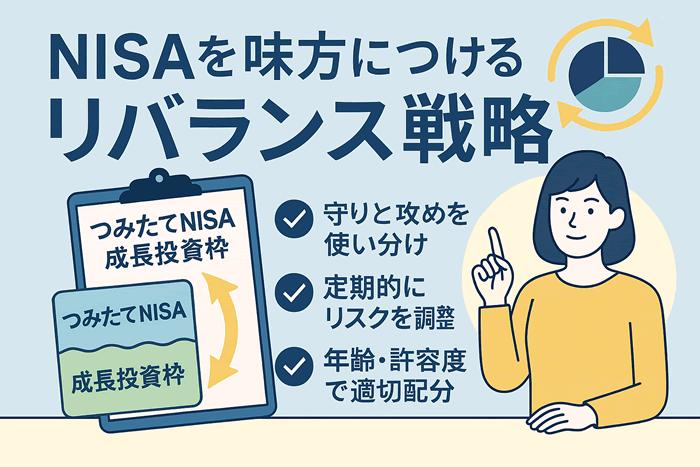 つみたてNISA vs 成長投資枠のリバランス戦略|資産配分の最適解を探る!